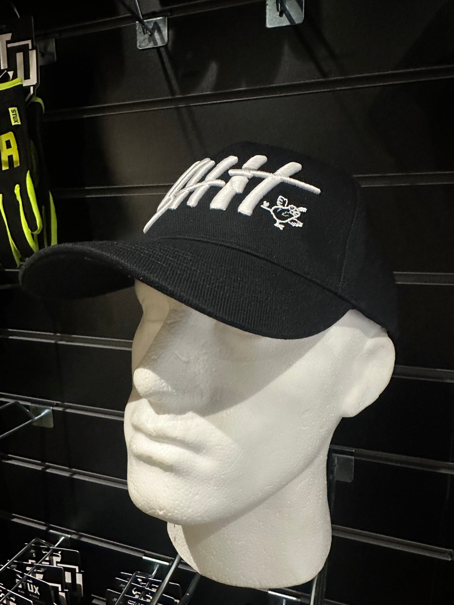 CSR ( SH!T ) 3D BASEBALL CAP BLACK & WHITE