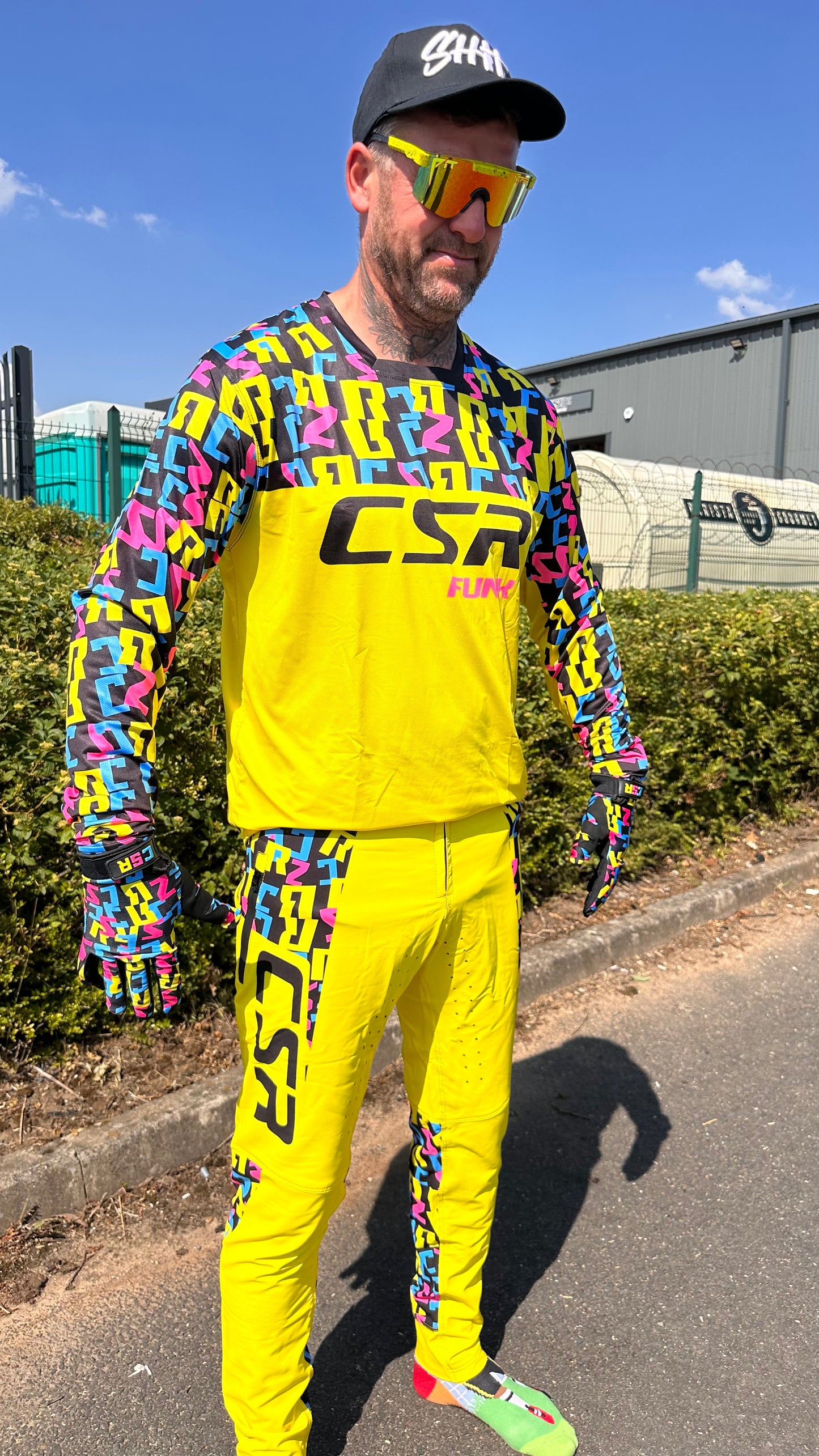 CSR MTB JERSEY FUNK YELLOW
