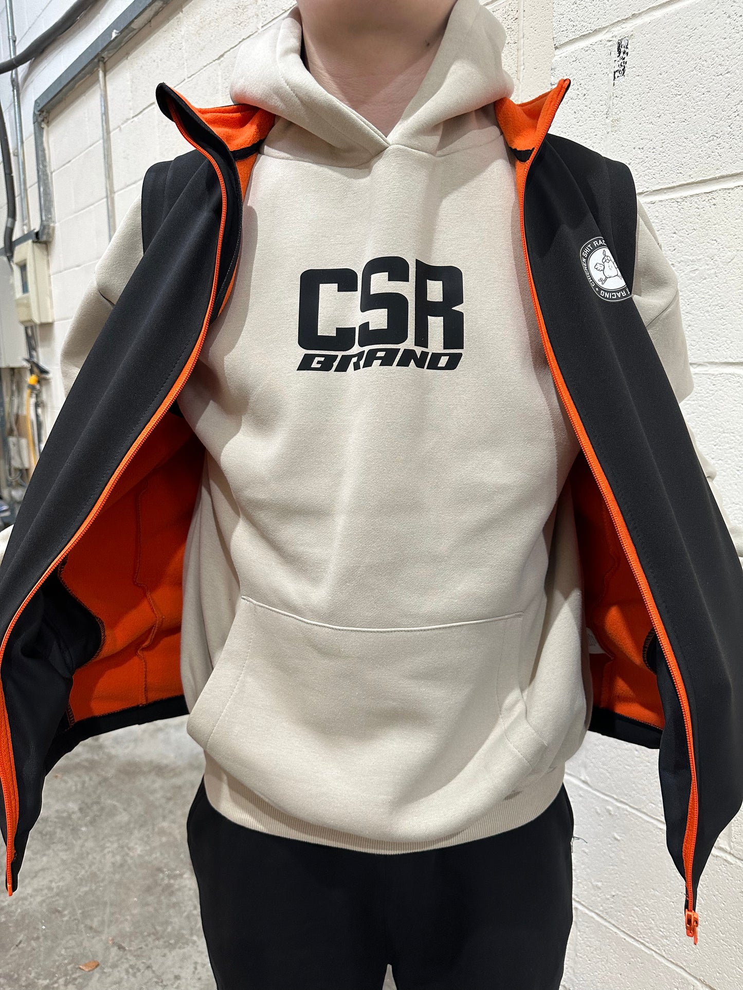 CSR OG BODY WARMER / GILET BLACK / ORANGE Jacket sale