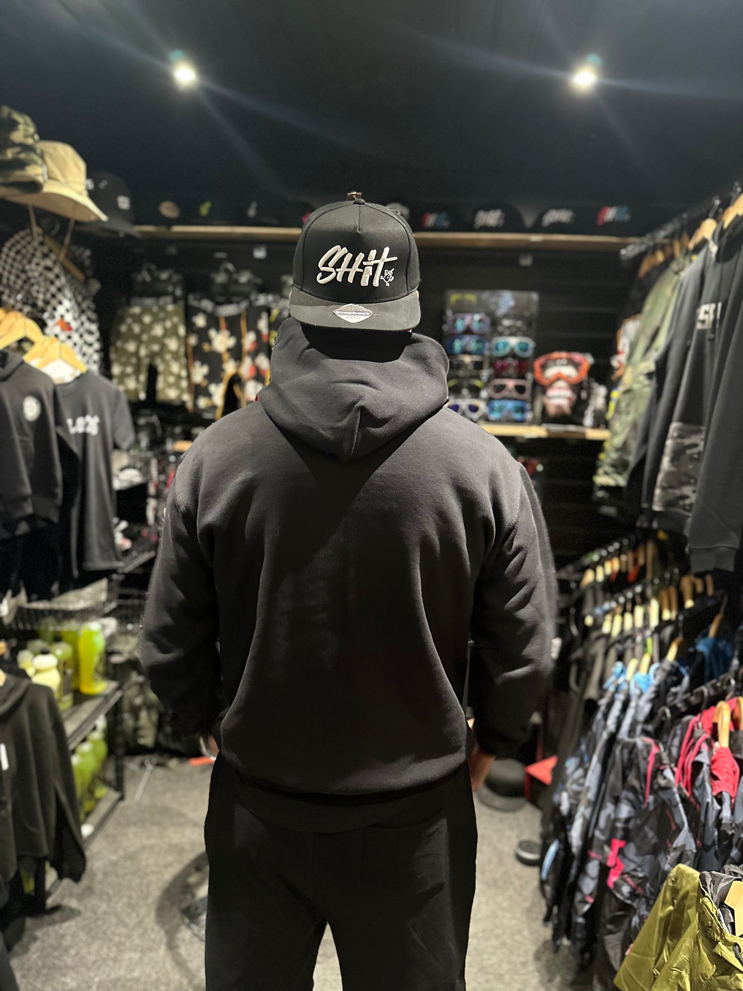 CSR HEAVY WEIGHT HOODIE PREMIUM BLACK / WHITE
