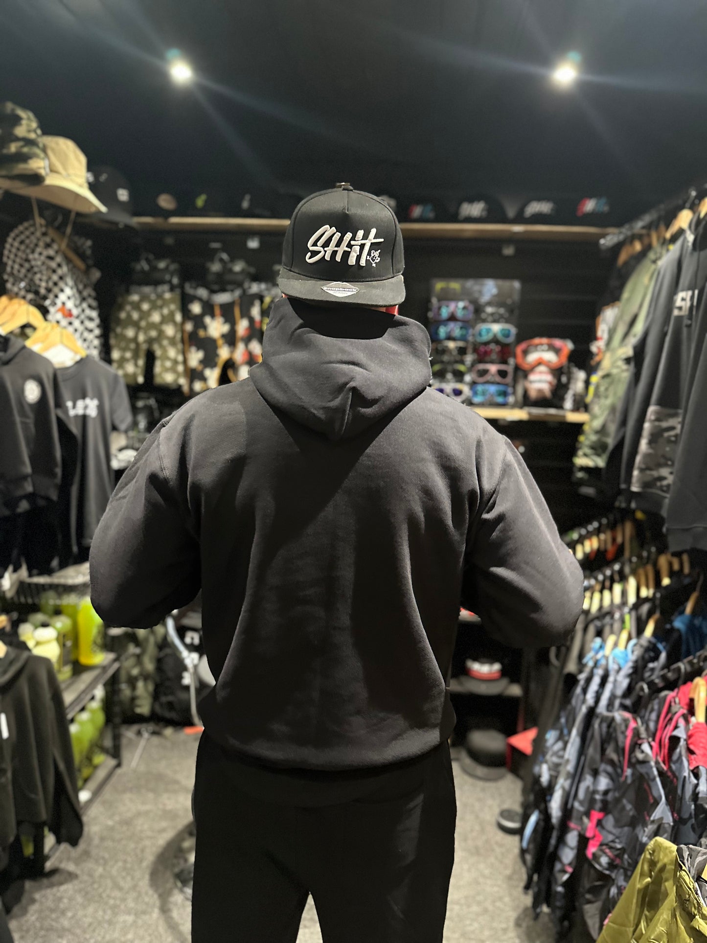 CSR HEAVY WEIGHT HOODIE PREMIUM BLACK / WHITE