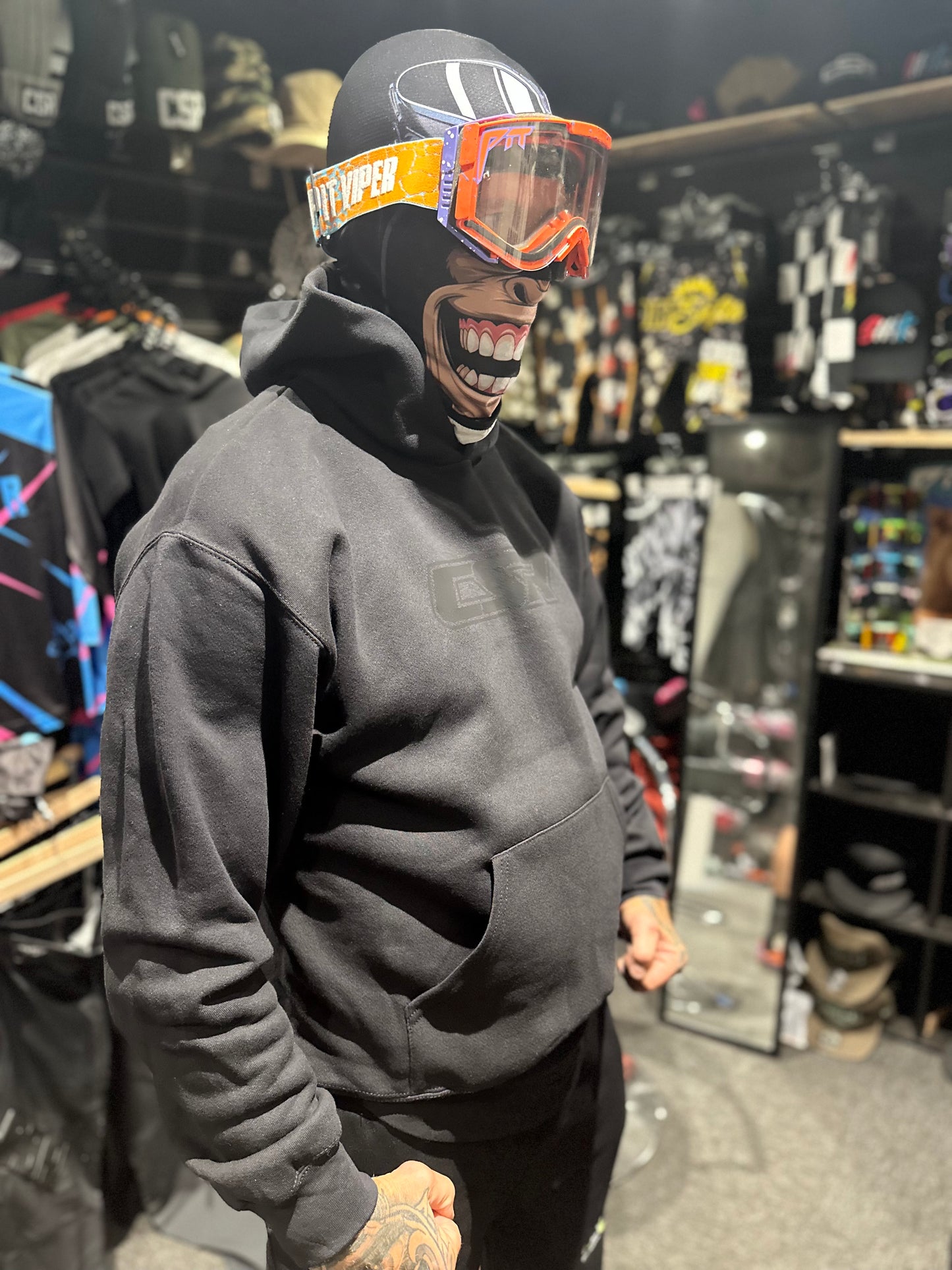 CSR HEAVY WEIGHT HOODIE PREMIUM ALL BLACK