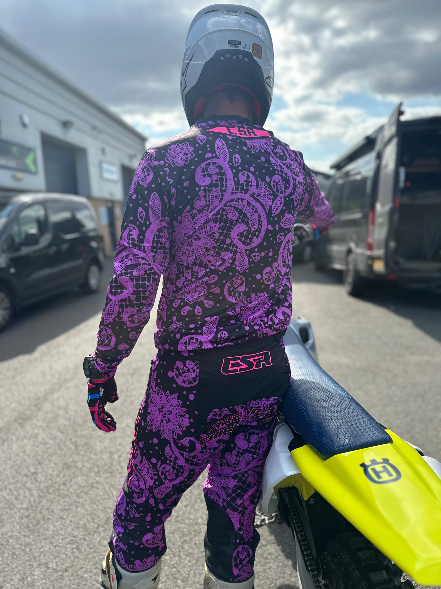 CSR MX PANTS ONLY PURPLE LACE