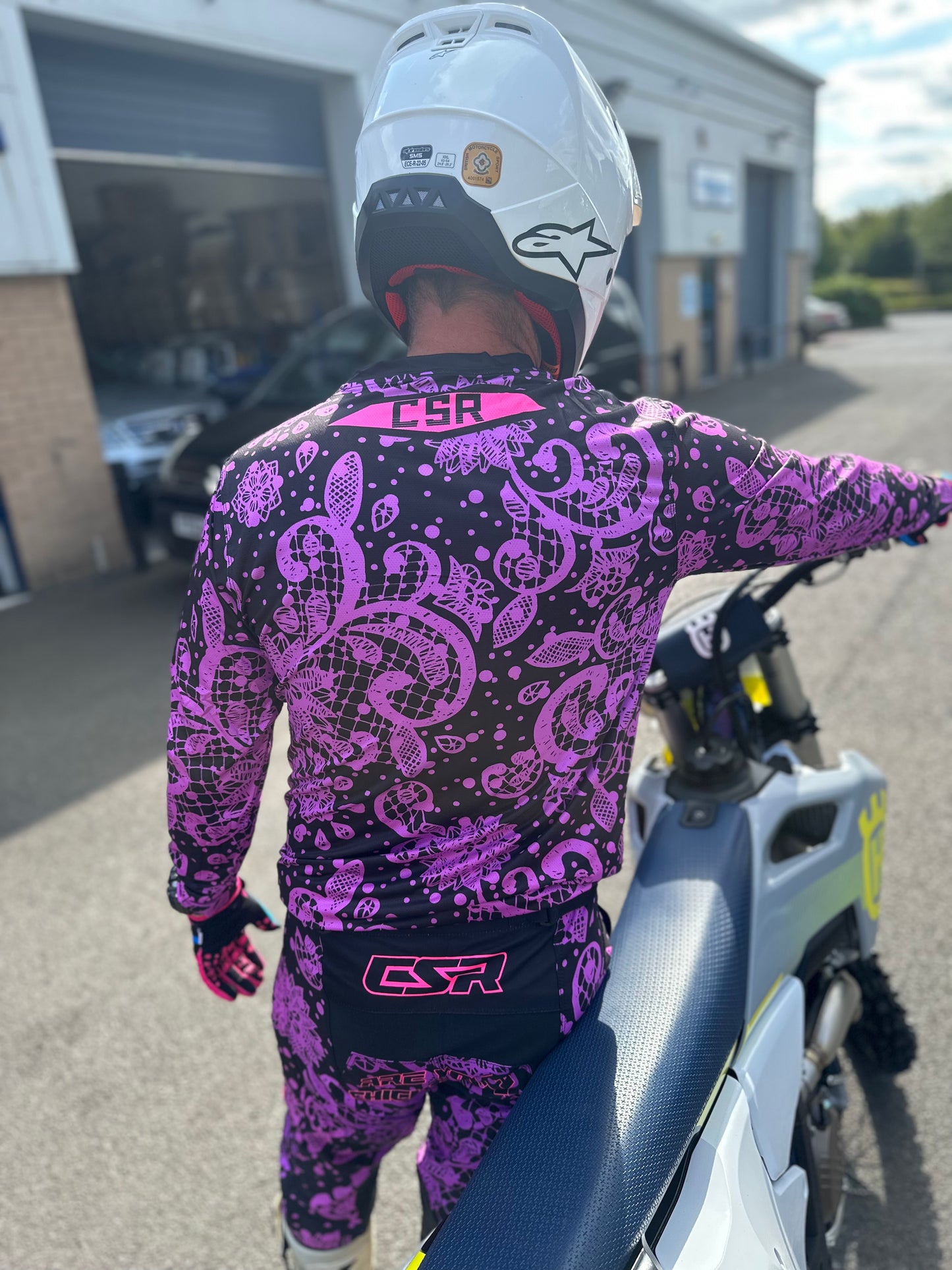 CSR MX PANTS ONLY PURPLE LACE