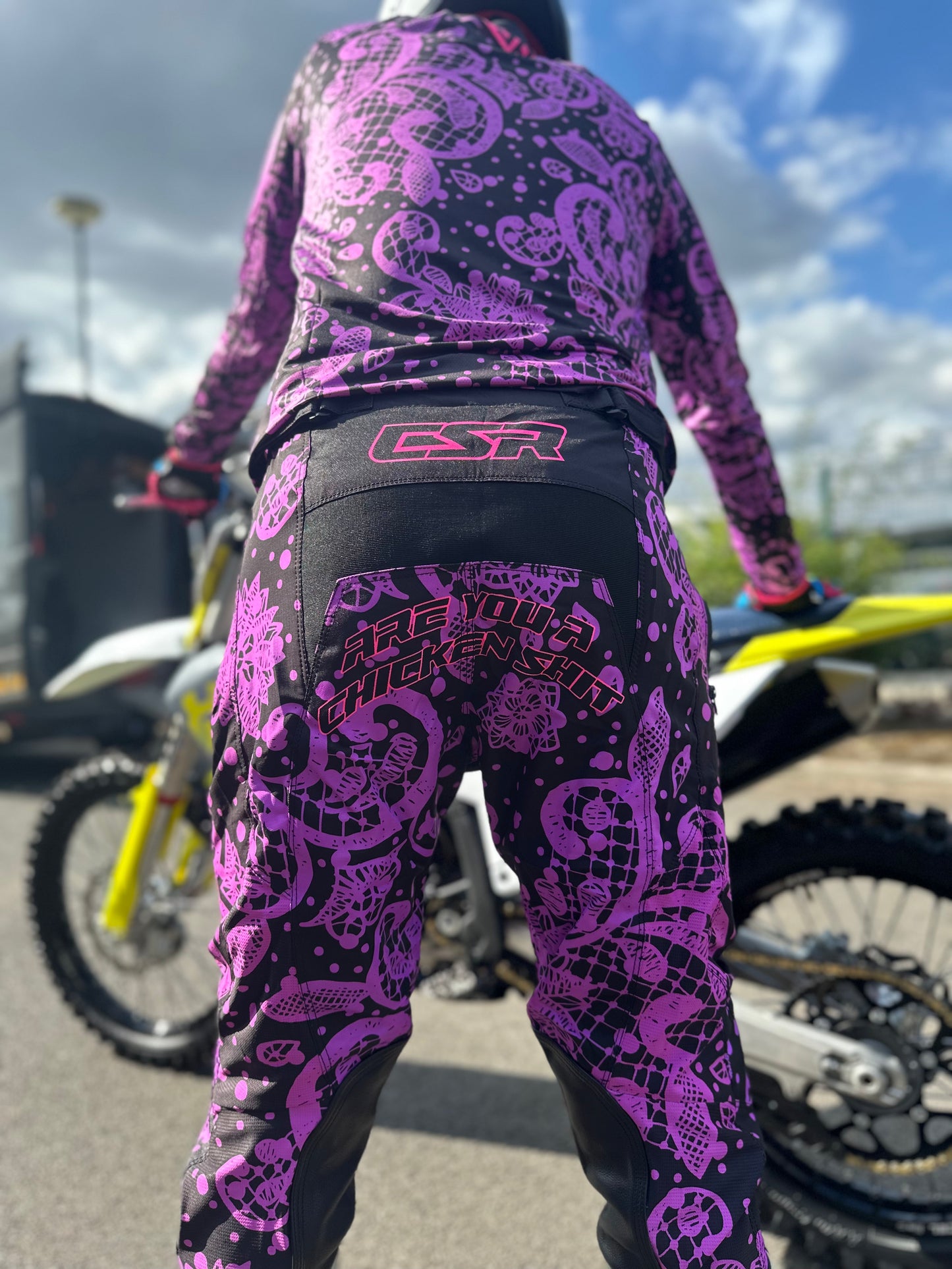 CSR MX PANTS ONLY PURPLE LACE