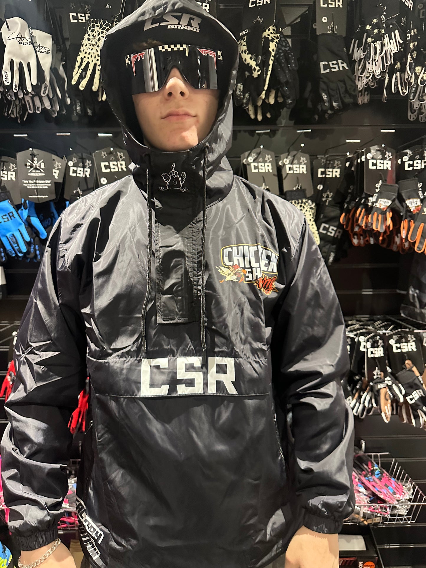 CSR OG BLACK TRAIL JACKET CAGOULE WINDBREAKER