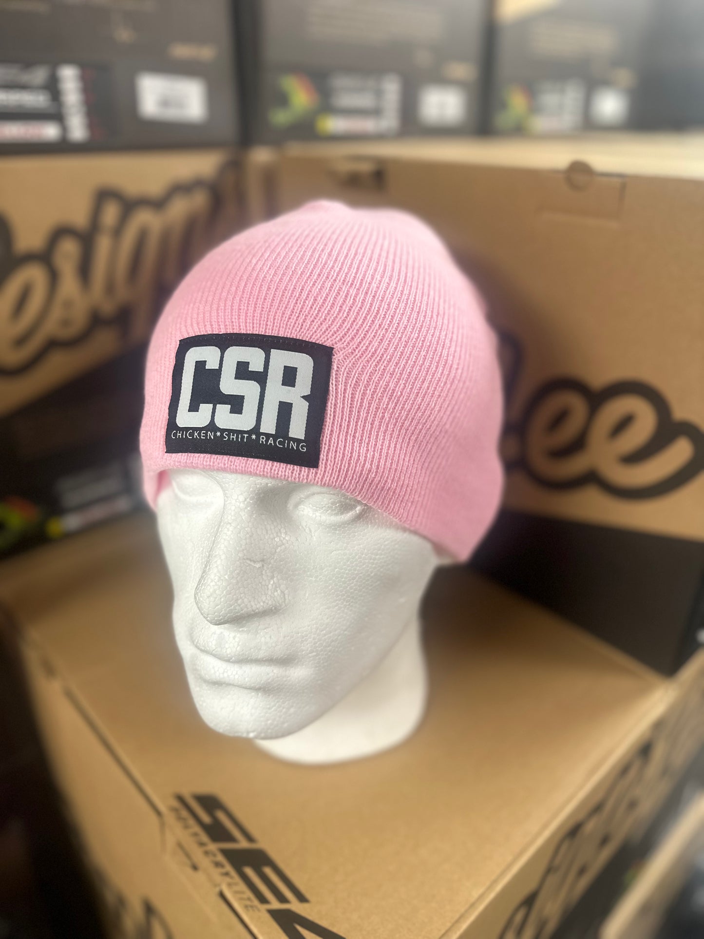 CSR Beanie Hat Unisex. PINK YP