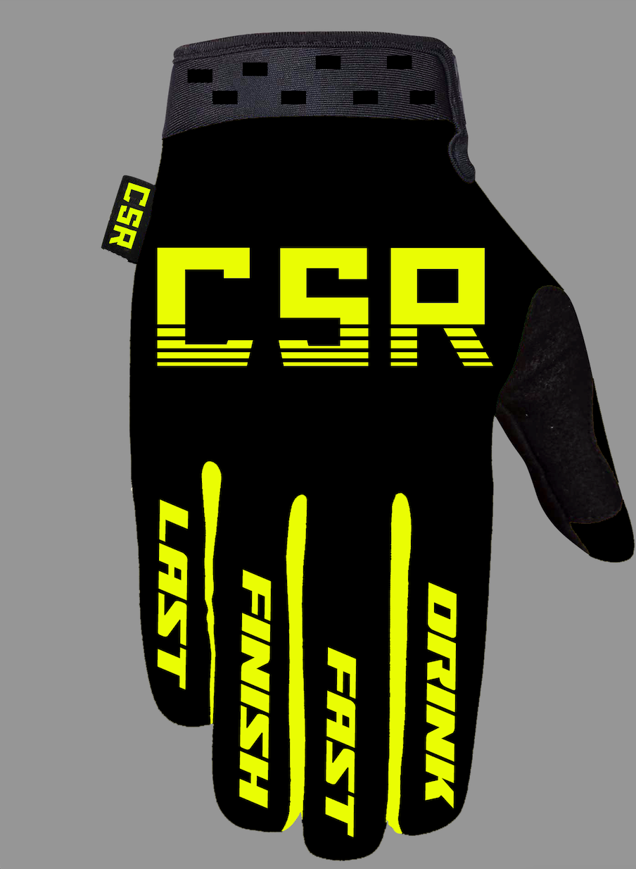 CSR FLO DRINK FAST FINISH LAST GLOVES - MX - BMX - MTB