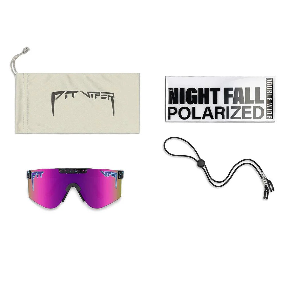 PIT VIPER THE NIGHT FALL POLARIZED - PINK-PURPLE LENS