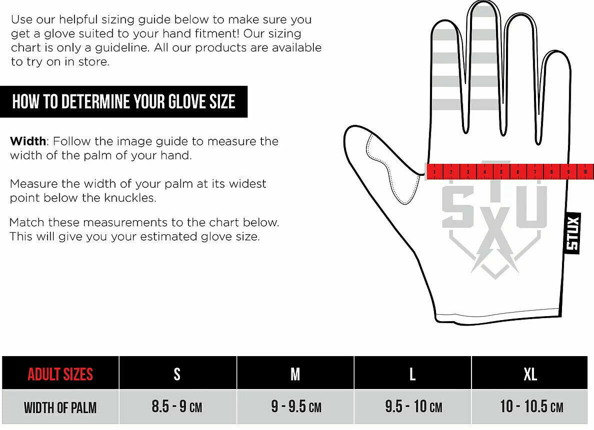 CSR GLOVES " STUX " BLACK & RED ORIGINAL sale