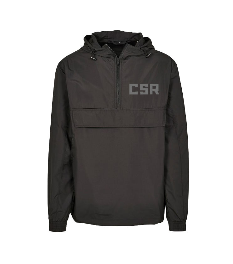 CSR STEALTH BLACK SPEEDER  CAGOULE WINDBREAKER JACKET