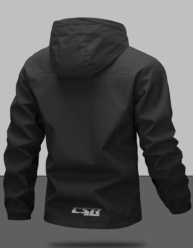 CSR BLACK / DESSERT TRAIL JACKET FULL WATERPROOF RAIN