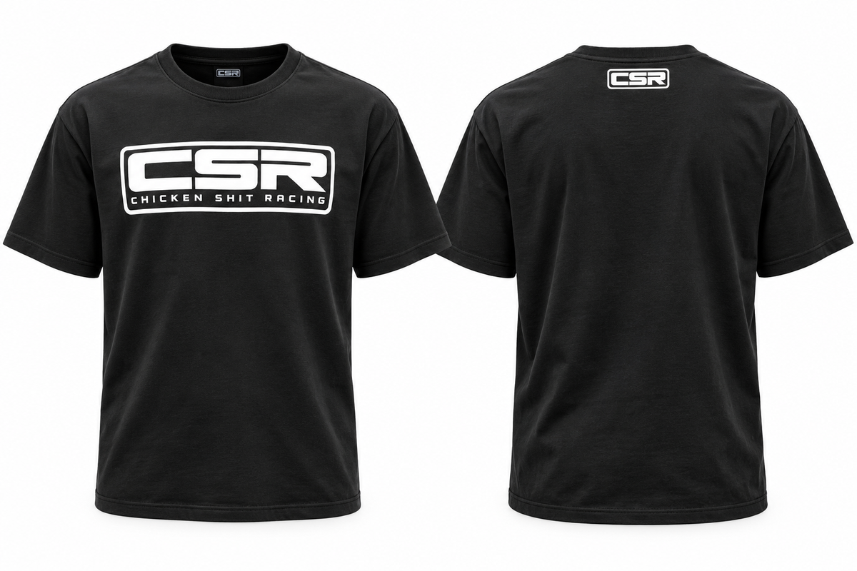 CSR PREMIUM HEAVEY WEIGHT BLACK T-SHIRT TEE