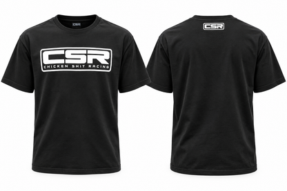CSR PREMIUM HEAVEY WEIGHT BLACK T-SHIRT TEE