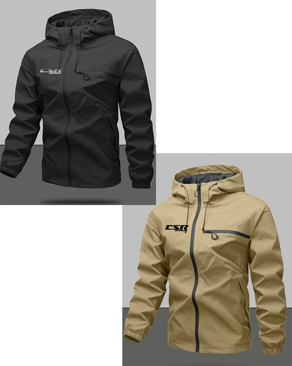CSR BLACK / DESSERT TRAIL JACKET FULL WATERPROOF RAIN