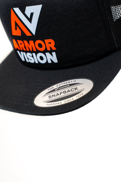 ARMOR VISION TRUCKER CAP BLACK ONE SIZE