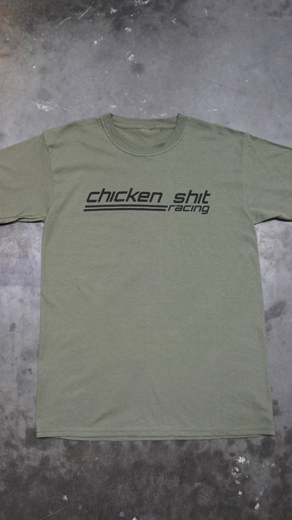 CSR T-SHIRT OLIVE GREEN ITALIC