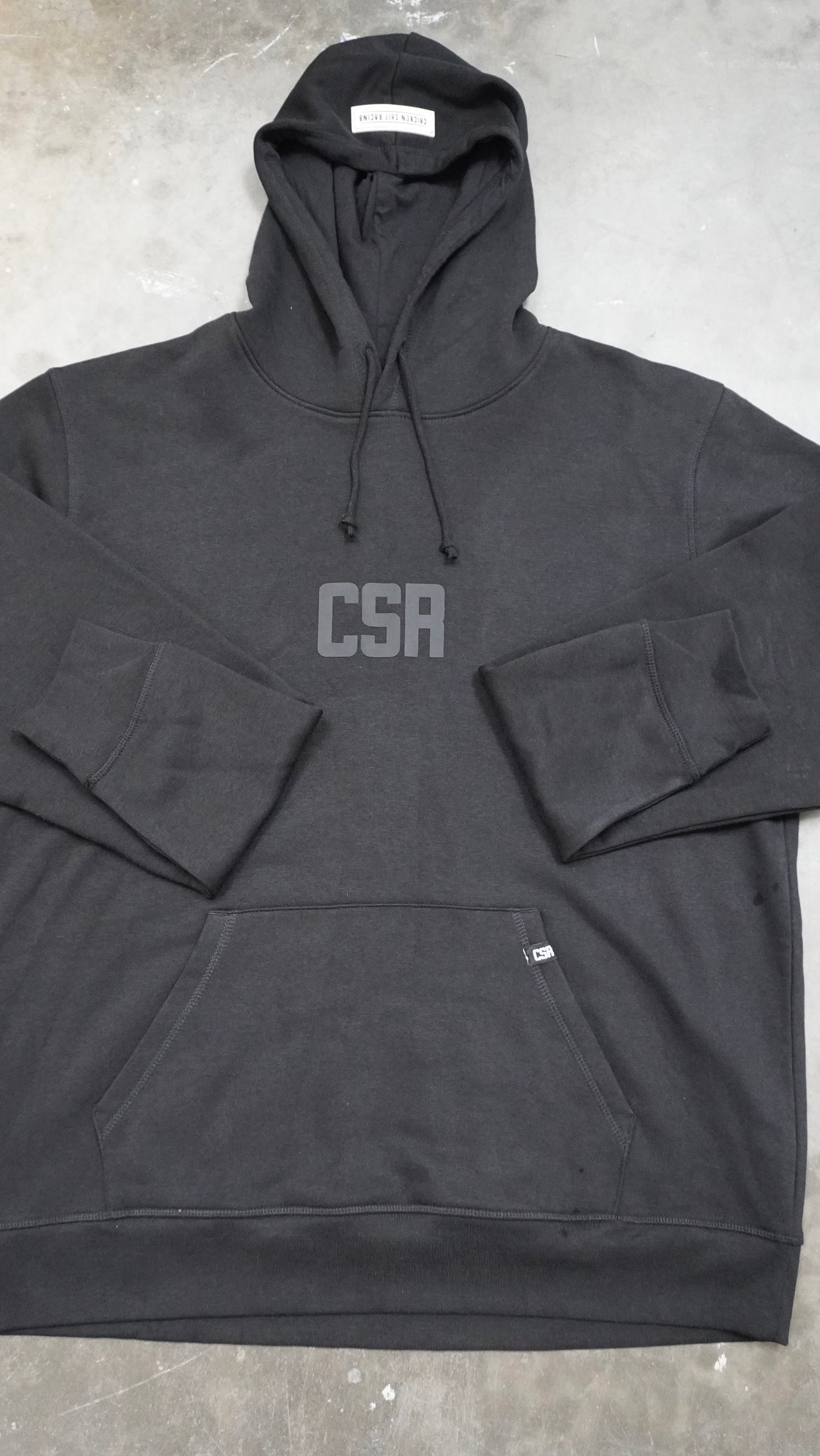 CSR ALL BLACK PREMIUM HOODIE LIGHT WEIGHT