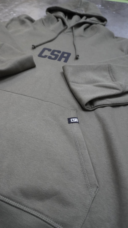 CSR KHAKI GREEN PREMIUM HOODIE LIGHT WEIGHT