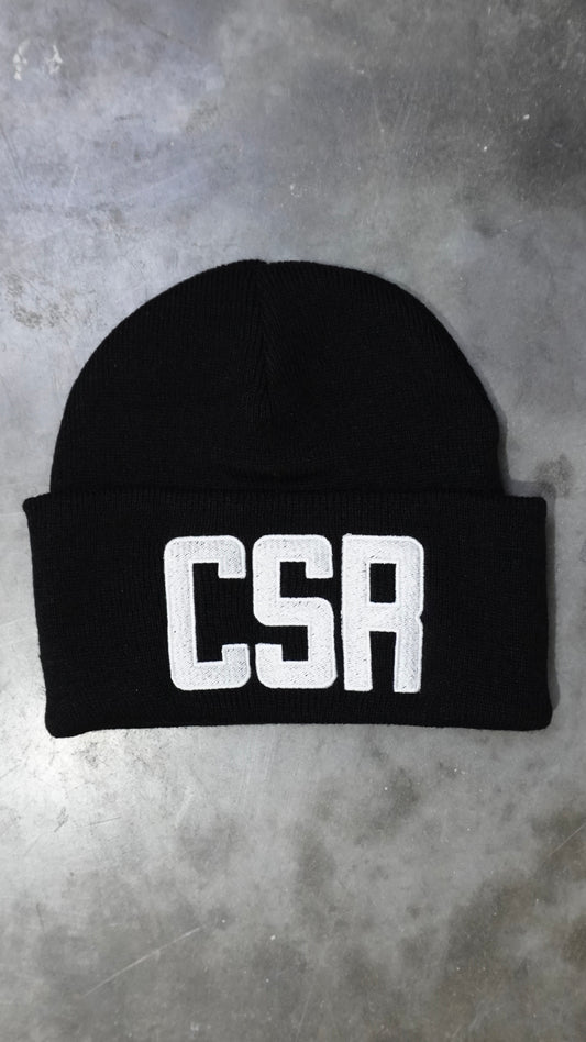 CSR  Beanie Hat Unisex. BLACK