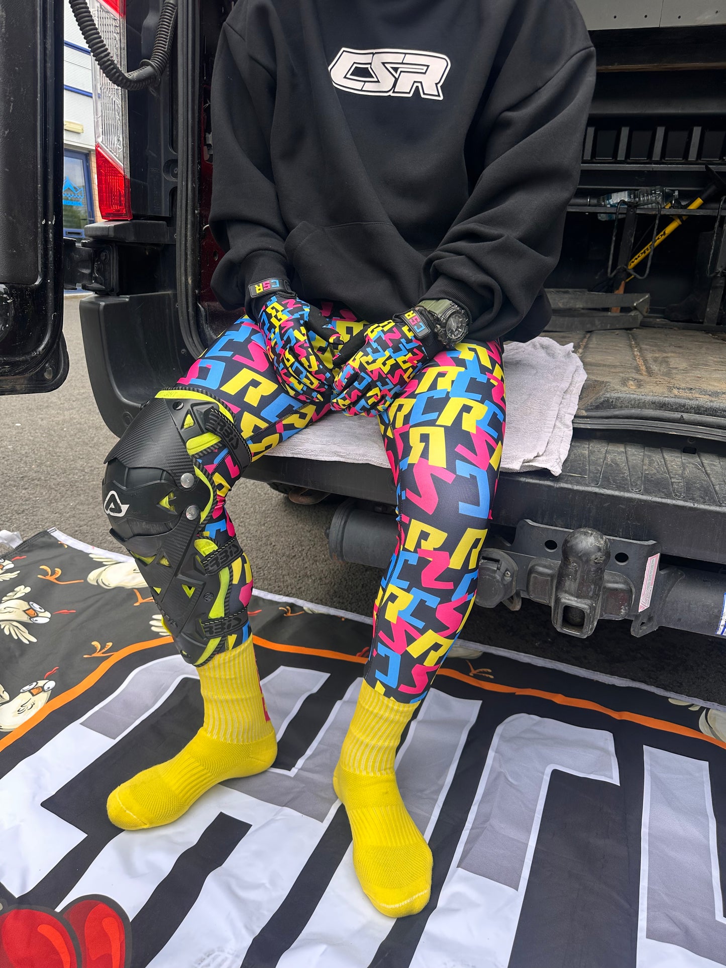 CSR PullOns NEON ( SOCKS & PANTS IN 1 )