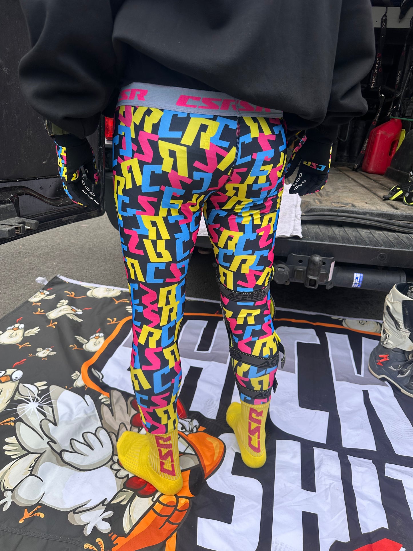 CSR PullOns NEON ( SOCKS & PANTS IN 1 )