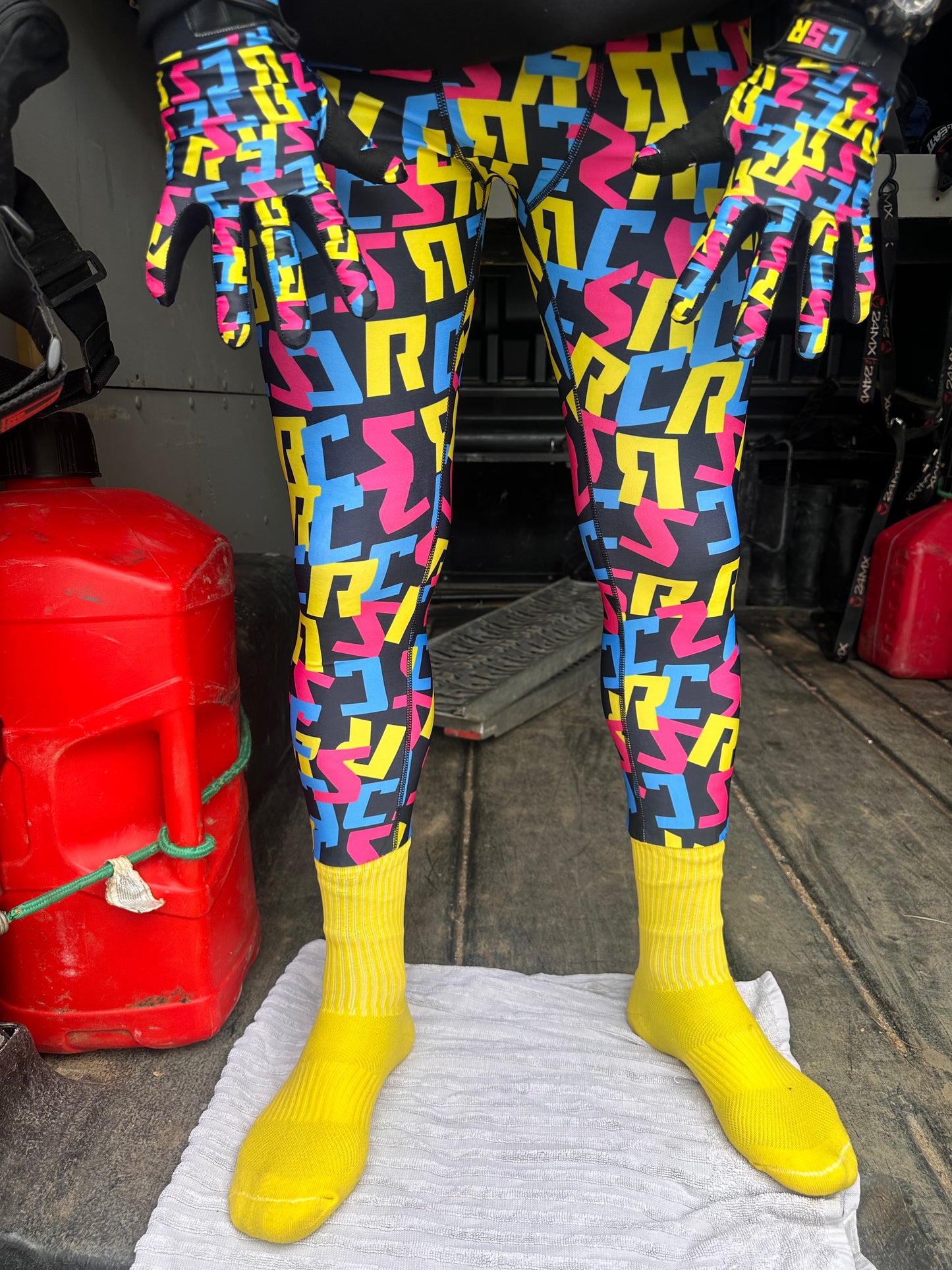 CSR PullOns NEON ( SOCKS & PANTS IN 1 )