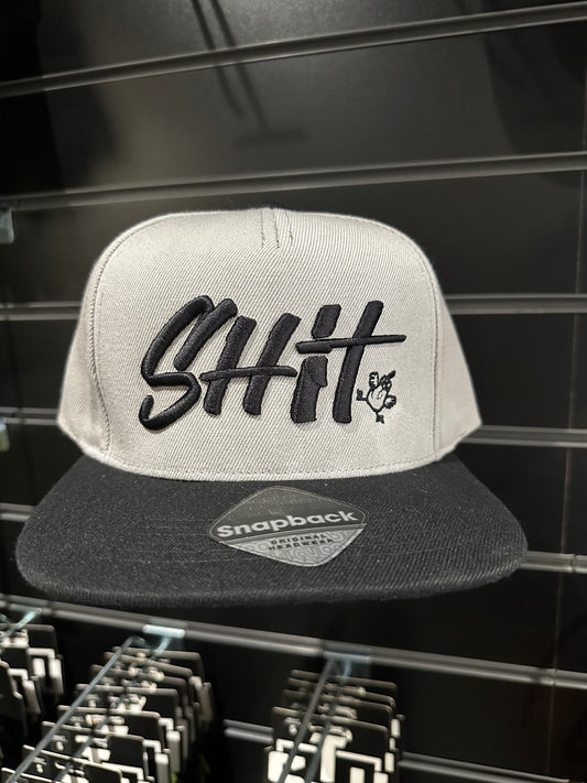 CSR ( SH!T ) 3D SNAPBACK CAP BLACK / GREY