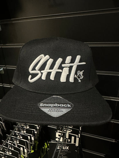 CSR ( SH!T ) 3D SNAPBACK CAP BLACK / WHITE