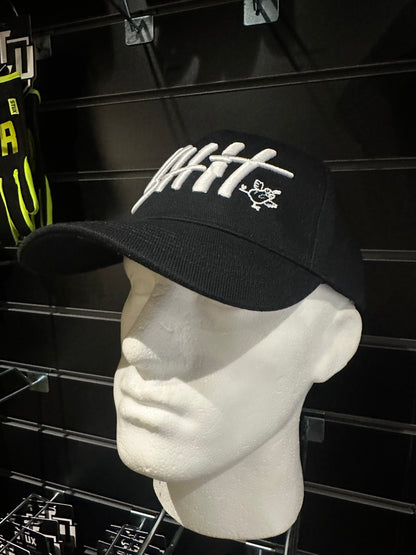 CSR ( SH!T ) 3D BASEBALL CAP  BLACK & WHITE