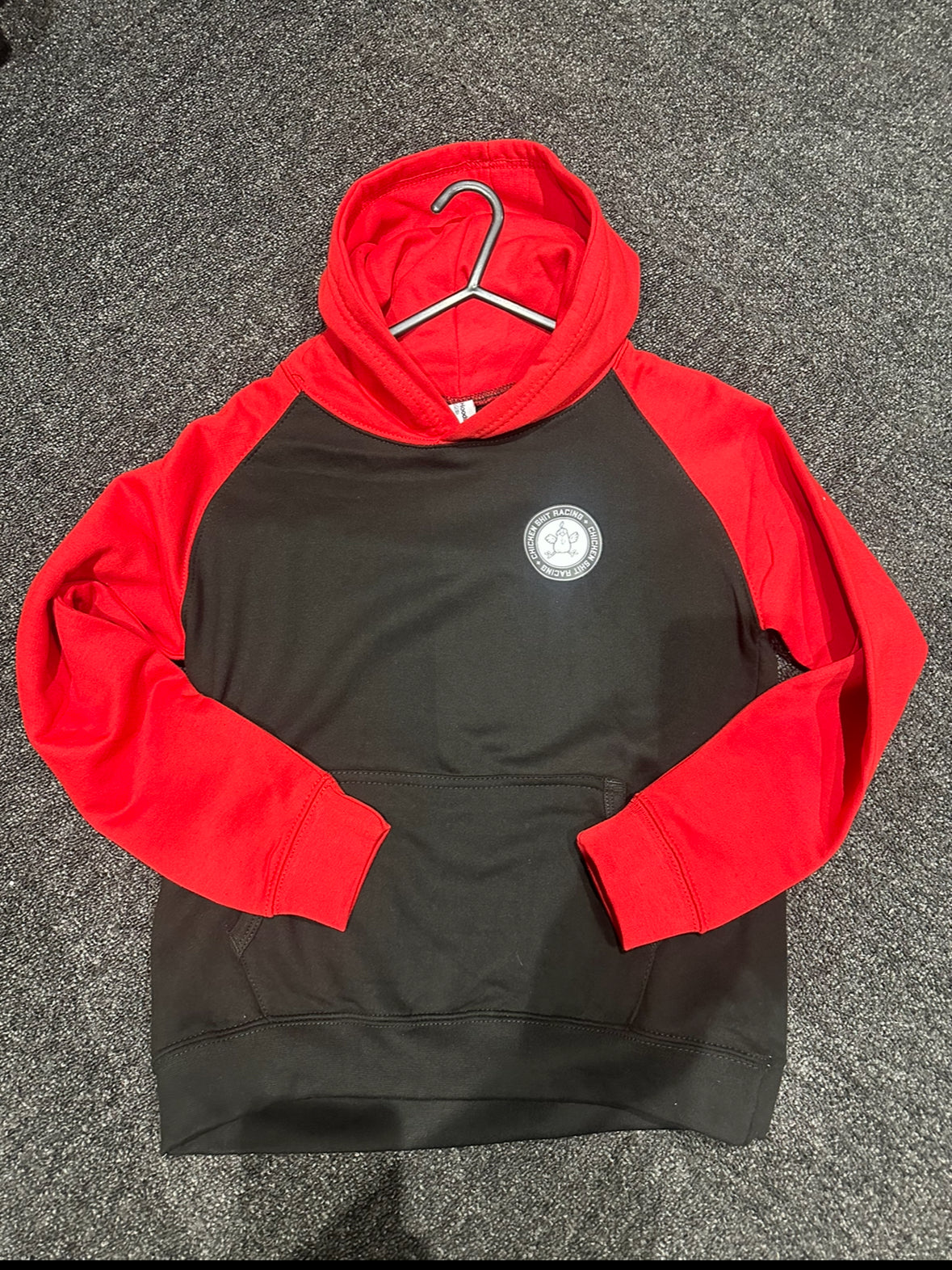 KIDS CSR HOODIE AGE 9-11 BLACK & RED