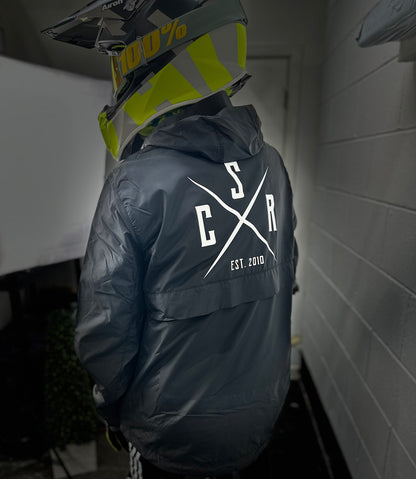 CSR BLACK OVERJACKET SPEEDER  CAGOULE WINDBREAKER