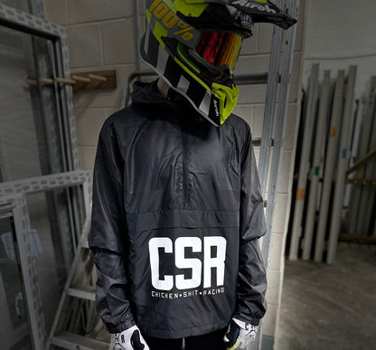 CSR BLACK OVERJACKET SPEEDER  CAGOULE WINDBREAKER