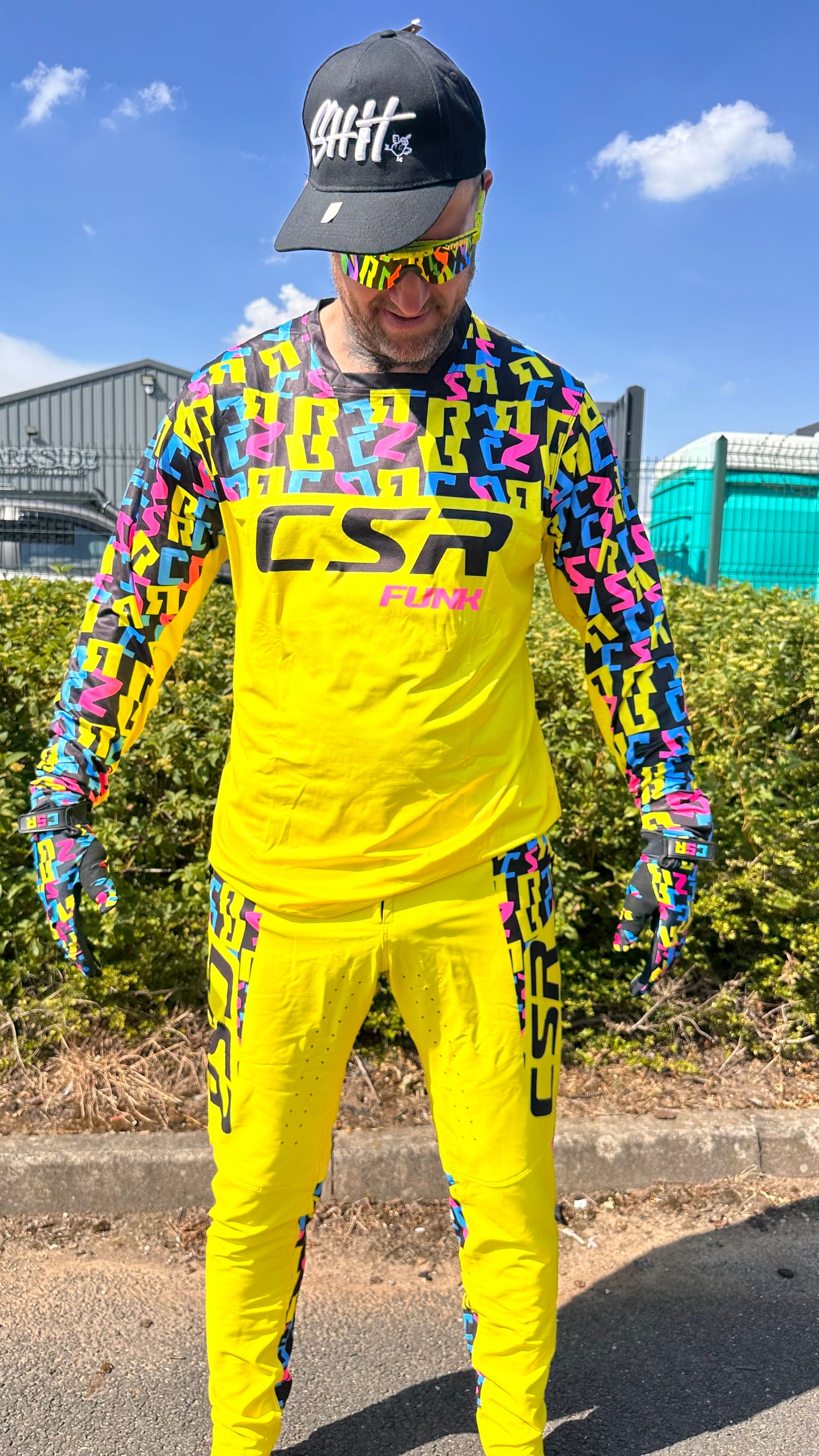 CSR MTB PANTS (ONLY)  YELLOW FUNK