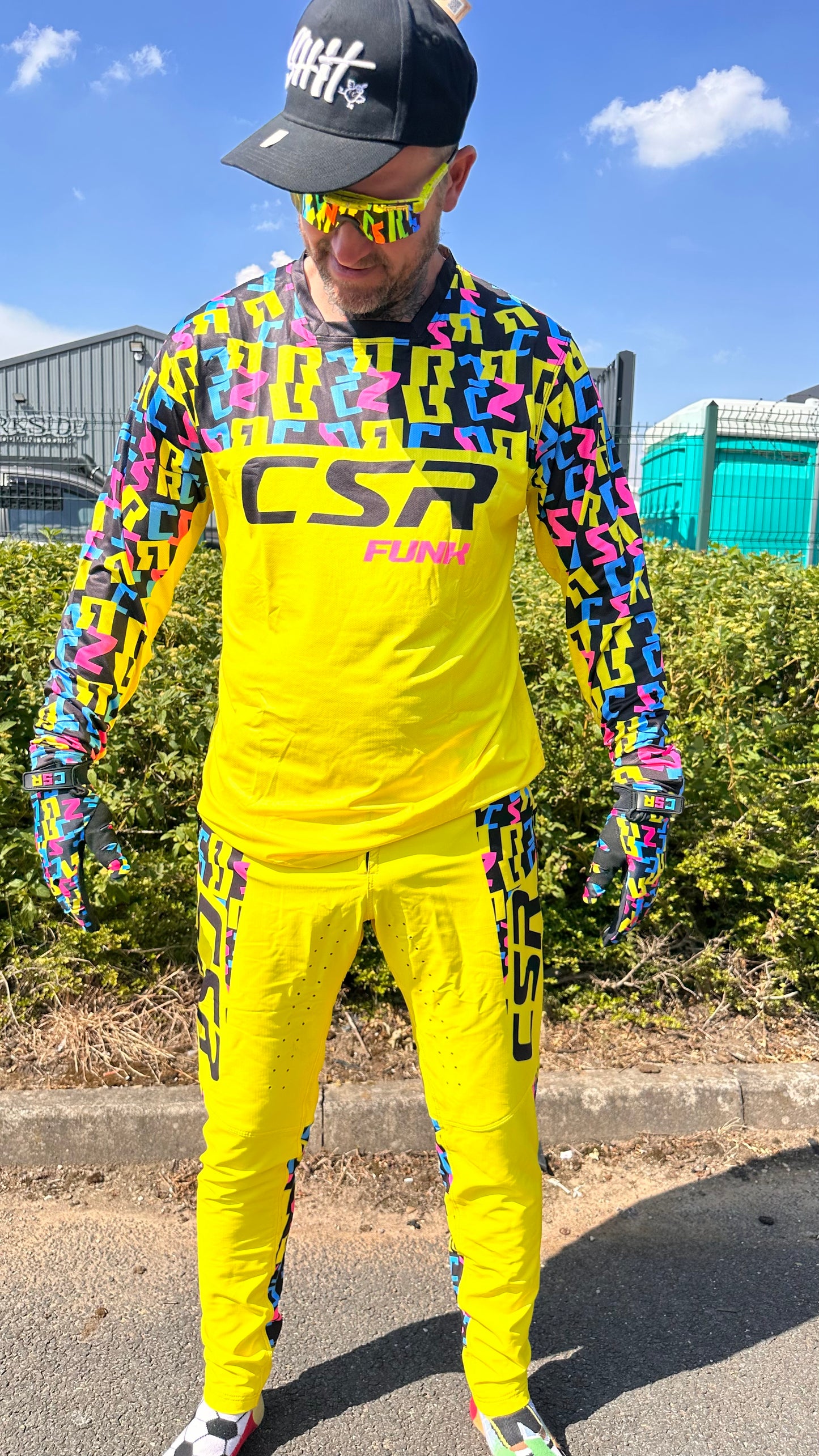 CSR MTB JERSEY FUNK YELLOW