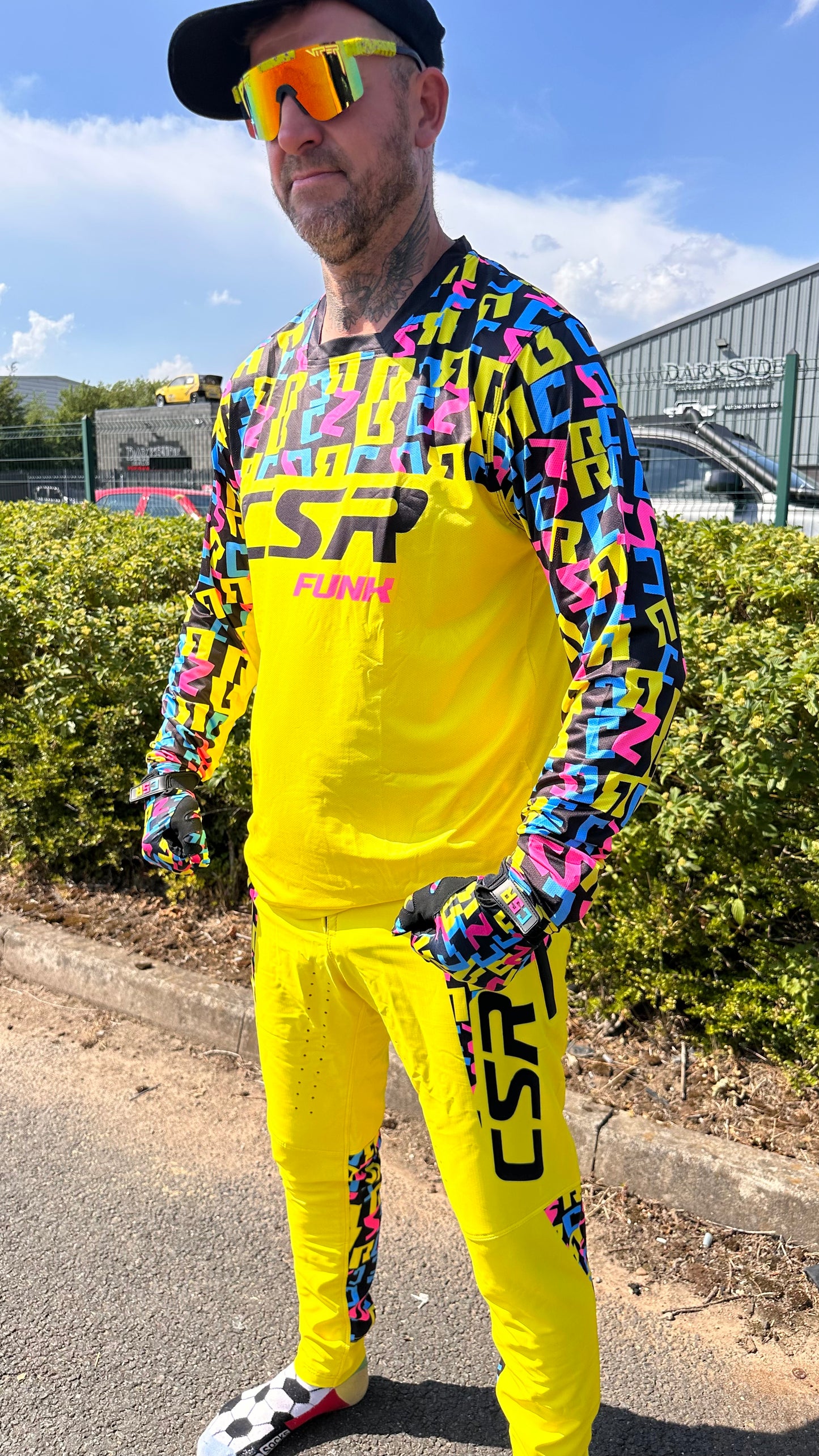 CSR MTB PANTS (ONLY)  YELLOW FUNK