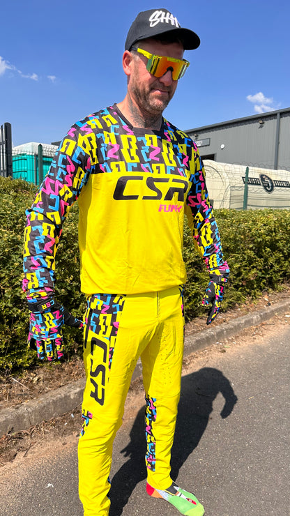 CSR MTB JERSEY FUNK YELLOW
