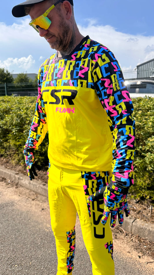 CSR MTB PANTS (ONLY)  YELLOW FUNK