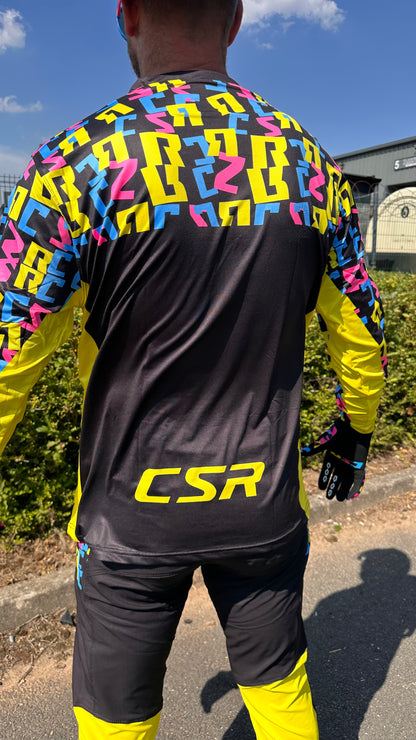 CSR MTB JERSEY FUNK BLACK