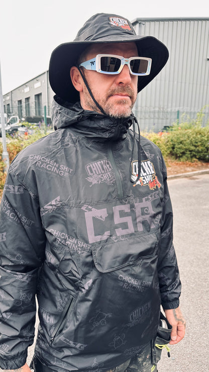 CSR OG PRINT BLACK TRAIL JACKET CAGOULE WINDBREAKER