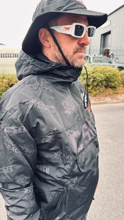 CSR OG PRINT BLACK TRAIL JACKET CAGOULE WINDBREAKER