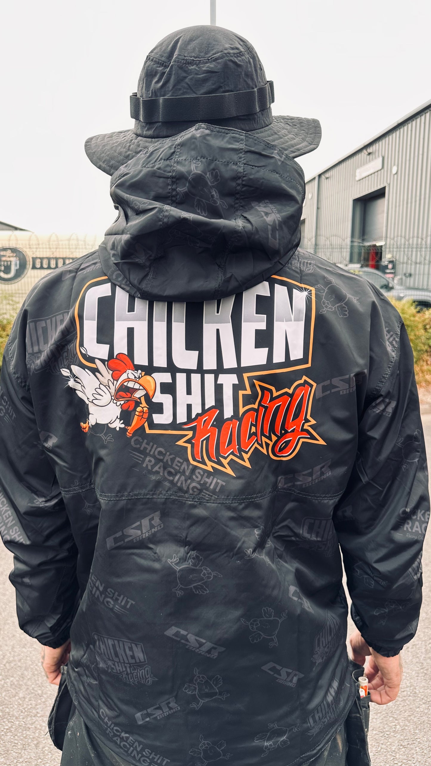 CSR OG PRINT BLACK TRAIL JACKET CAGOULE WINDBREAKER