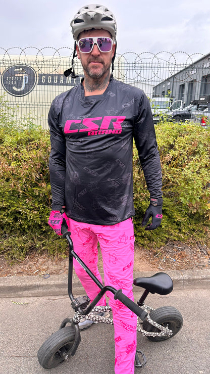 CSR MTB JERSEY PINK n  BLACK