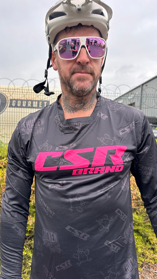 CSR MTB JERSEY PINK n  BLACK