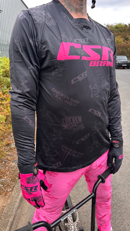 CSR MTB JERSEY PINK n  BLACK