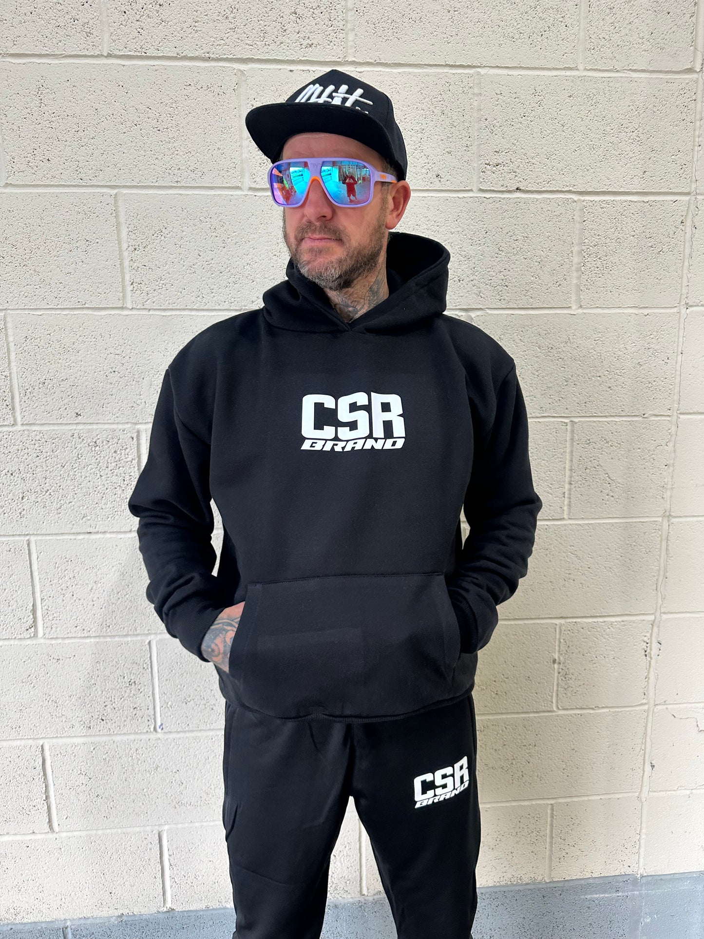 CSR BRAND HEAVY WEIGHT HOODIE PREMIUM BLACK