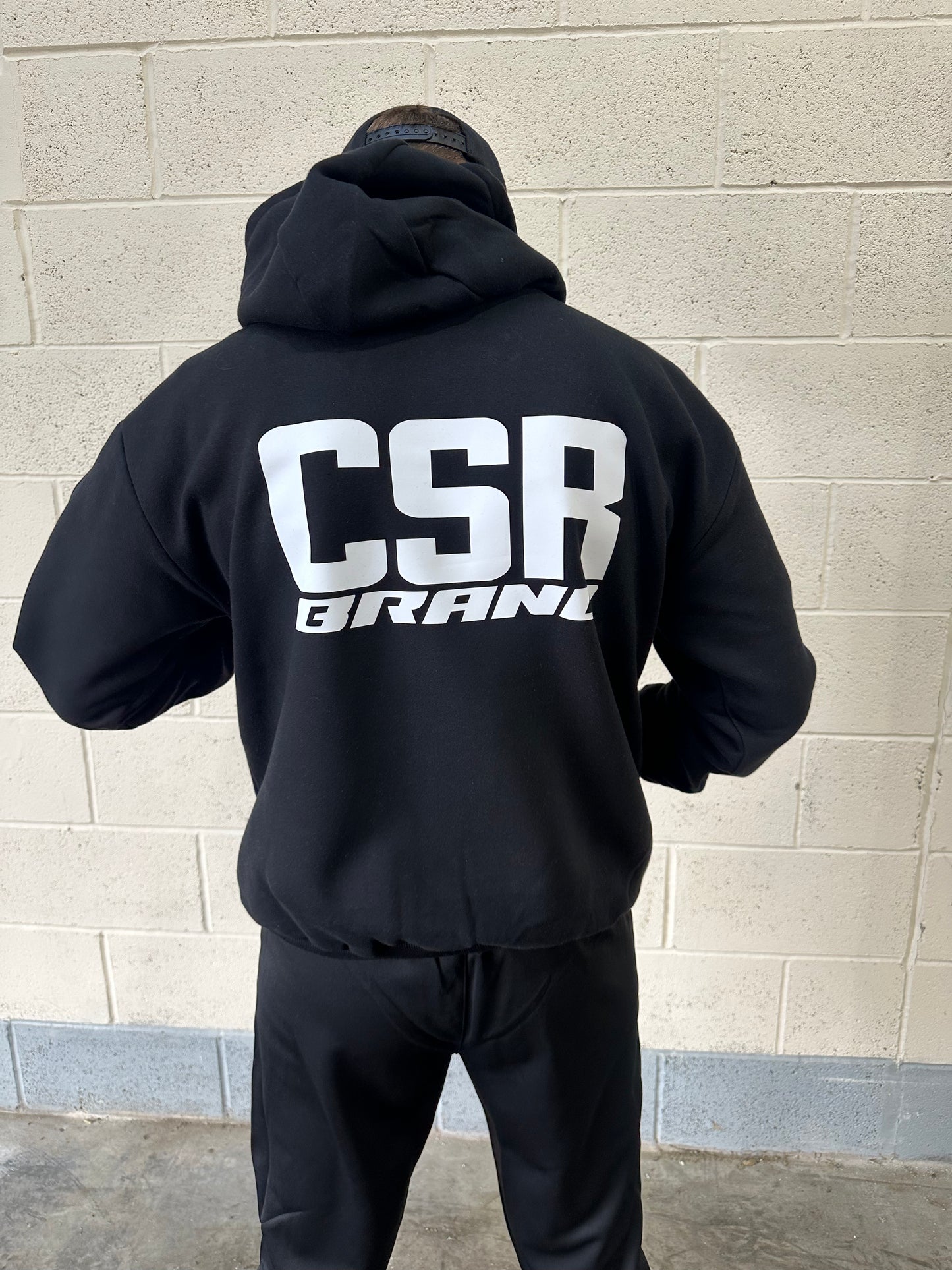 CSR BRAND HEAVY WEIGHT HOODIE PREMIUM BLACK