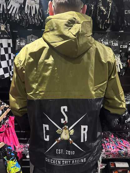 CSR KHAKI TRAIL JACKET CAGOULE WINDBREAKER