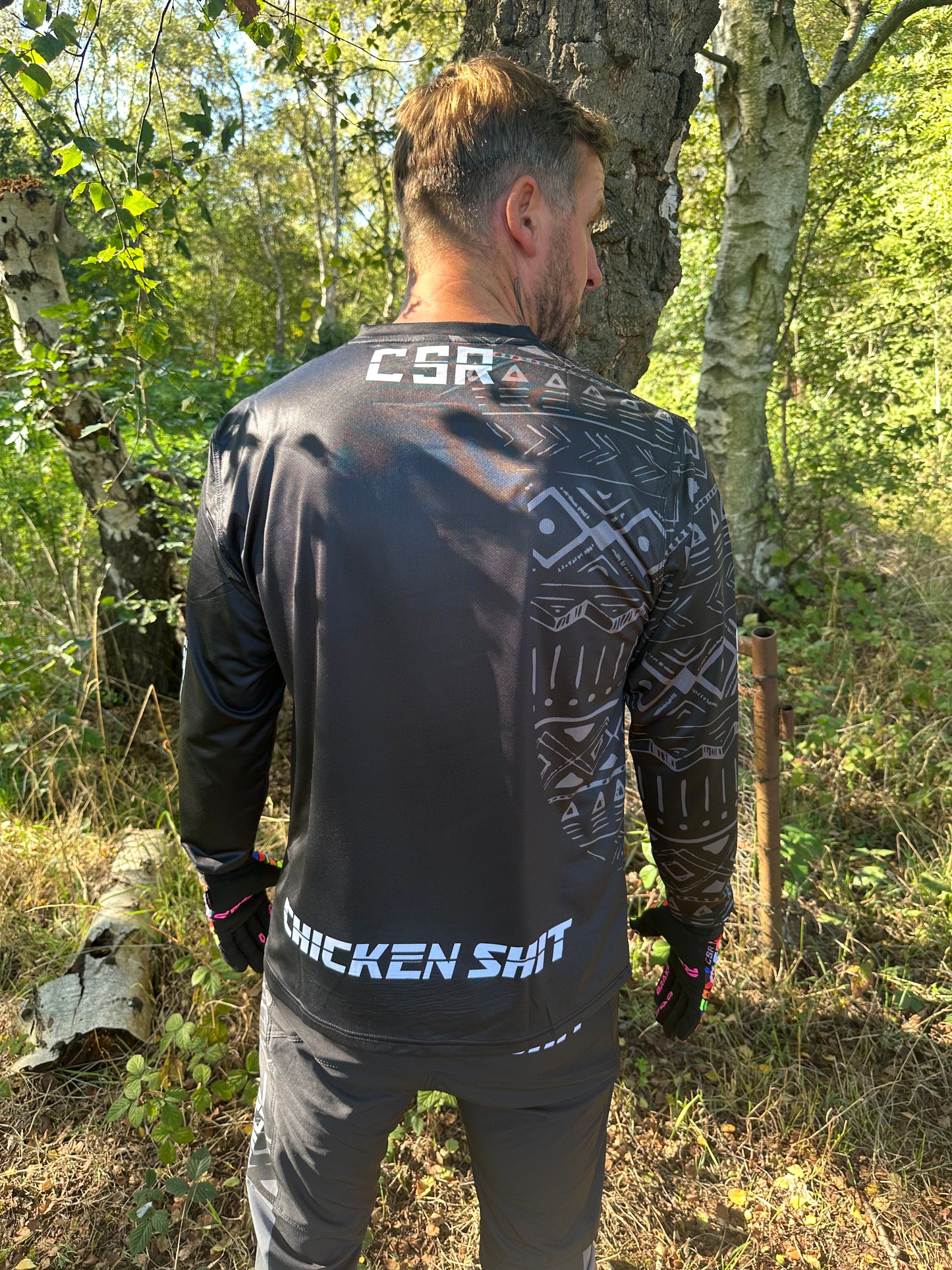 CSR URBAN MTB JERSEY BLACK/ WHITE