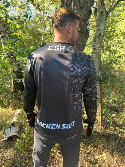 CSR URBAN MTB JERSEY BLACK/ WHITE
